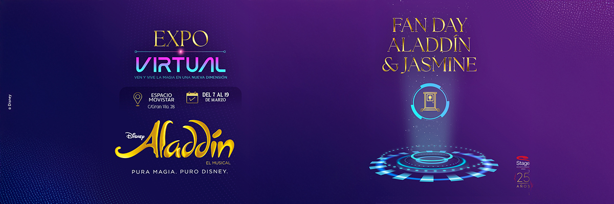 Fanday Aladdín y Jasmine - Expo Virtual Aladdin